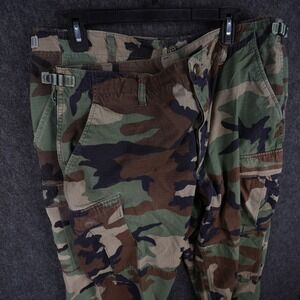 Vintage Military Issue Woodland Camo Cargo Pants (Lot of 2) Mens Medium Regular